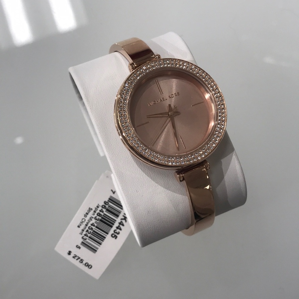 Michael Kors Watch gift box rose gold crystal - Picture 2 of 5